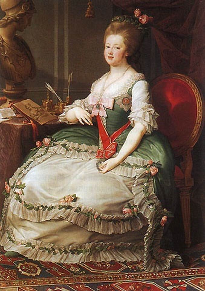 Портрет Великой княгини Марии Федоровны, И. Пульман, 1782 – 1787 годы.
