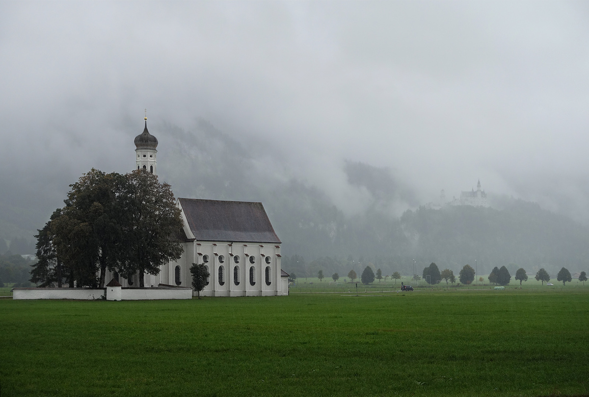 Церковь Святого Коломана. Швангау. Бавария.