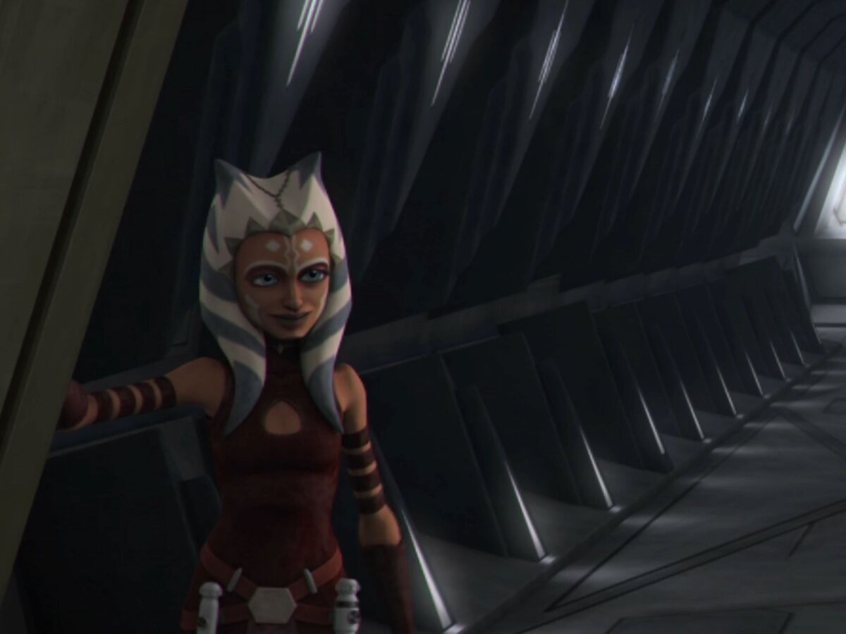 Перерисованная, всё ещё юная, но более опытная Асока Тано.