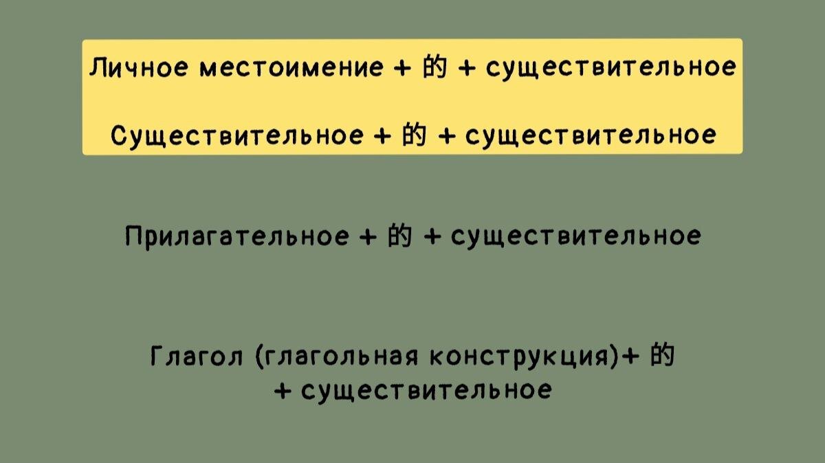 的 (de) СЛУЖЕБНАЯ ЧАСТИЦА | Китайский язык НАИЗНАНКУ | Дзен