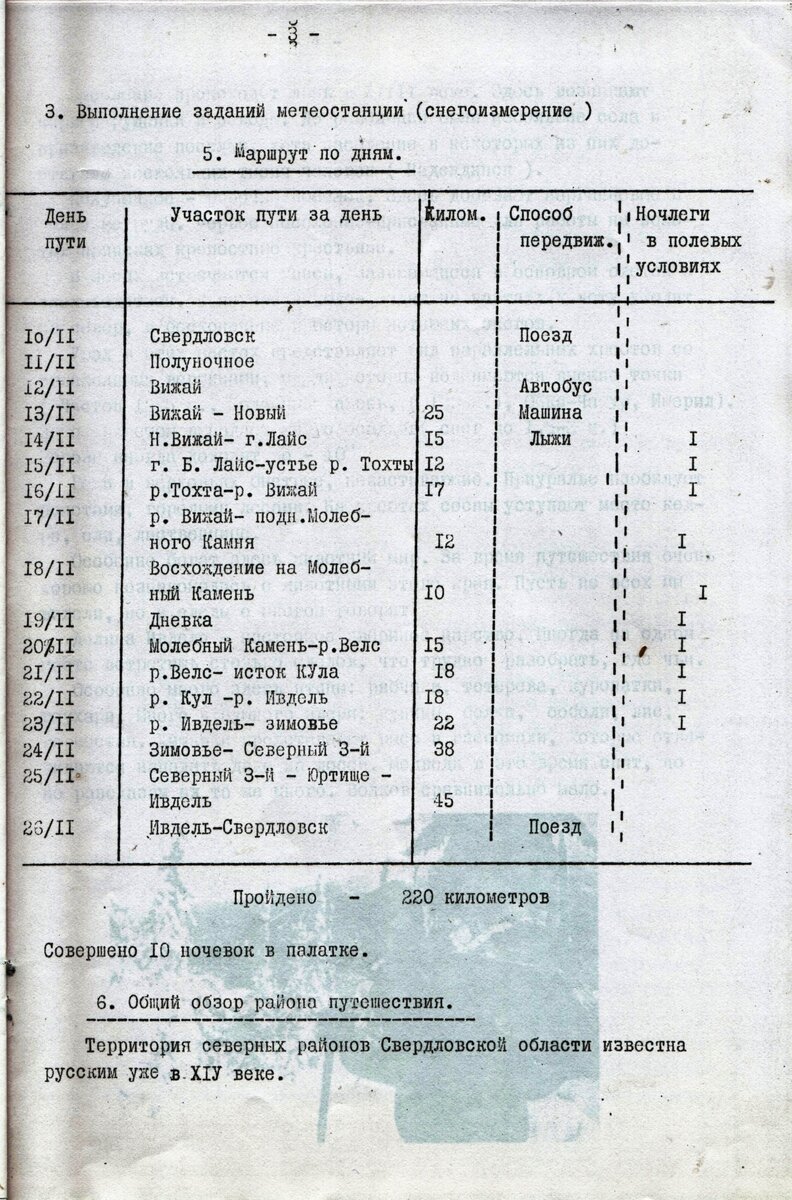 Из отчёта похода 57-го.