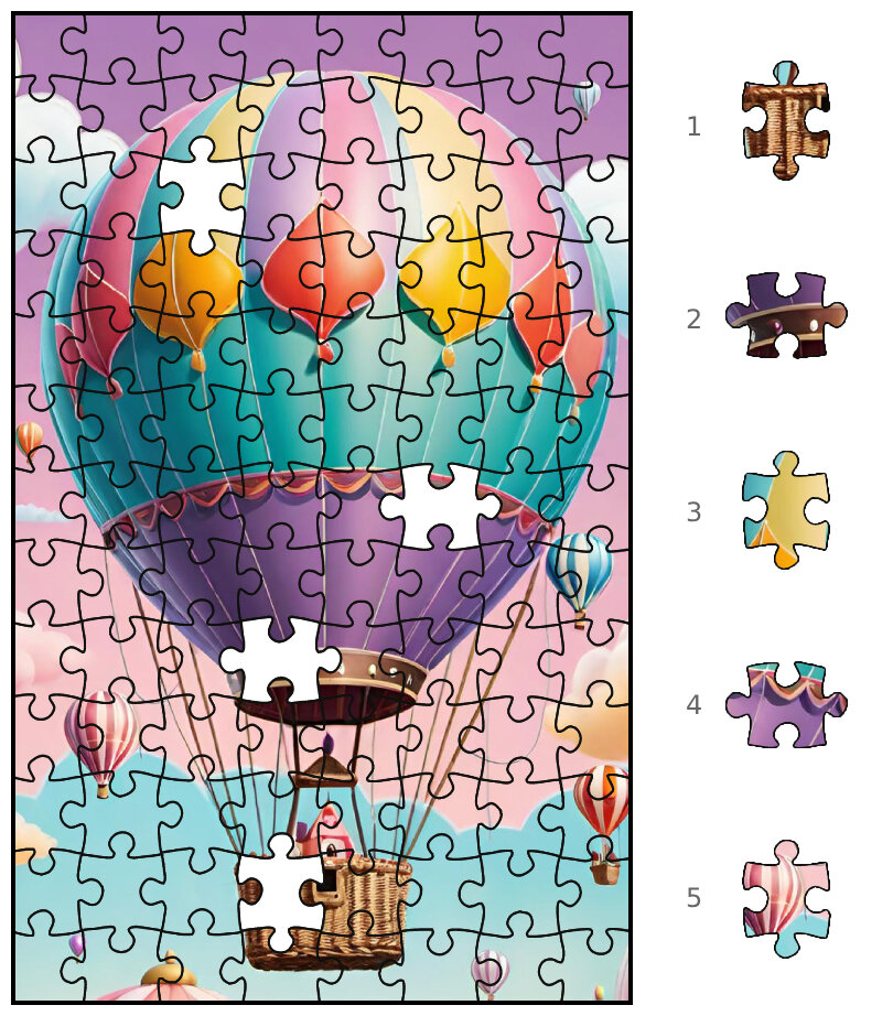 Найдите лишний элемент пазла