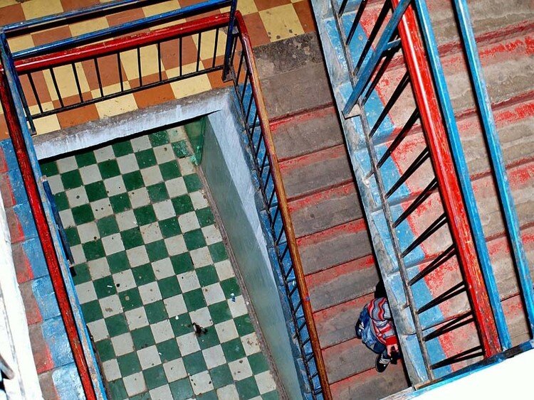 Фото: тот самый лестничный пролёт