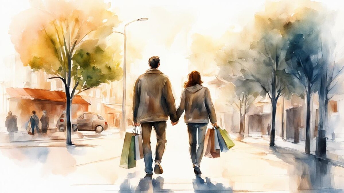 Ходить за покупками лучше вдвоем, поддерживает меня Kandinsky: и нести легче, и противостоять натиску продавцов проще