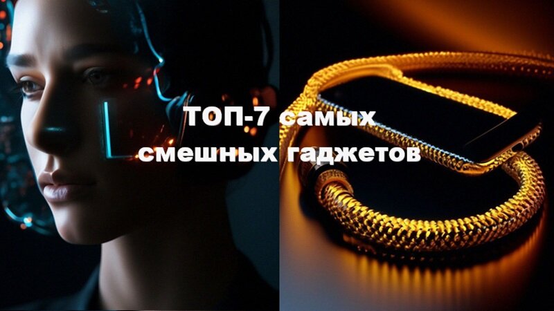 ТОП-7 самых смешных гаджетов. Нейросеть "Шедеврум".