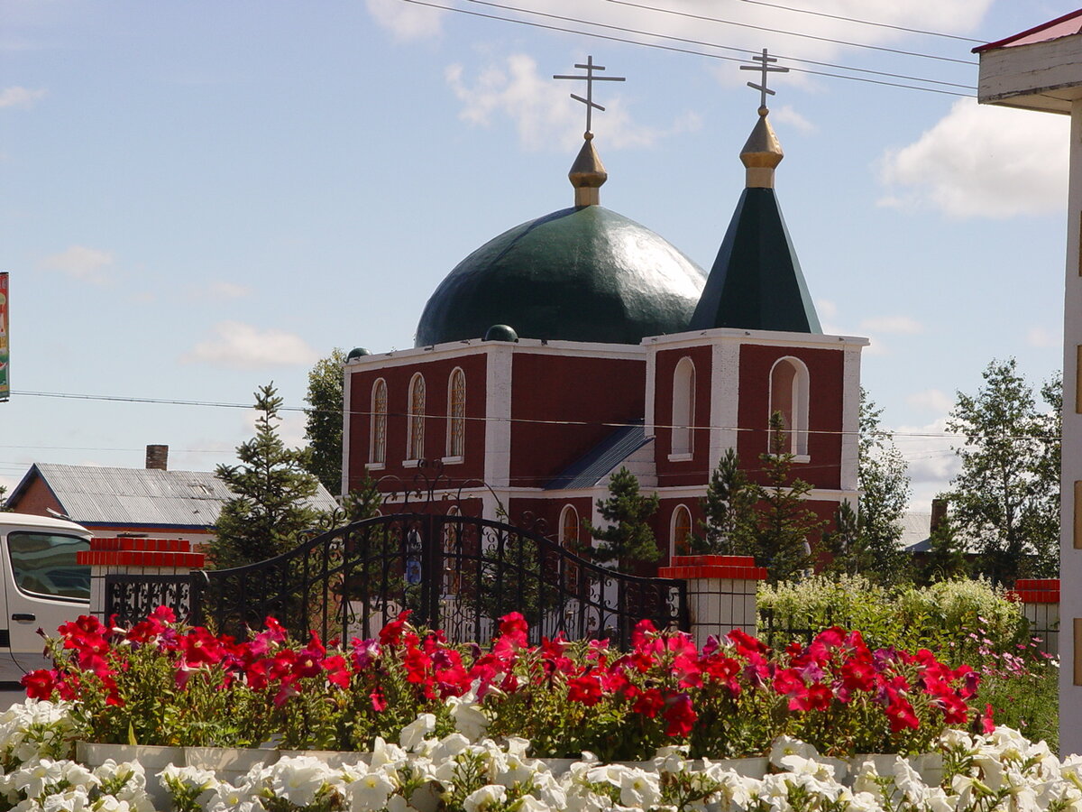 Хайлар, церковь, построенная русскими жителями Трехречья в начале XXI века
