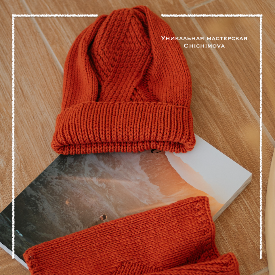 Описание шапки и снуда "Уникальная мастерская Chichimova" ищите на Литресе! 