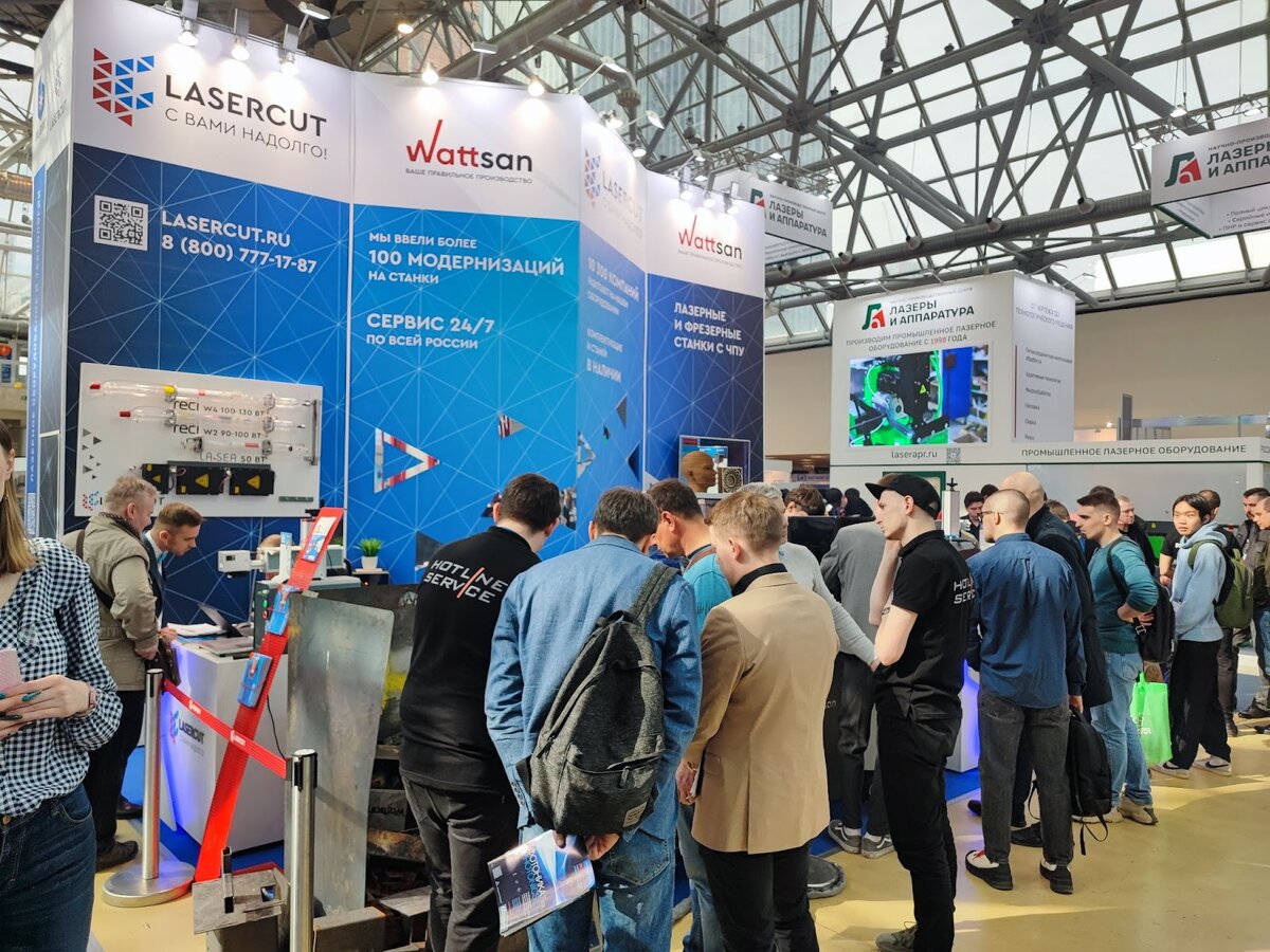 С 26 по 29 марта 2024 компания Lasercut участвовала в 18-ой международной выставке лазерной и оптоэлектронной техники «Фотоника-2024».