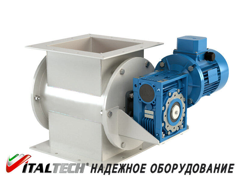 Роторные питатели выполняют задачу транспортирования и порционной отгрузки сыпучих материалов в технологических линиях, в составе систем дозирования предприятий. 