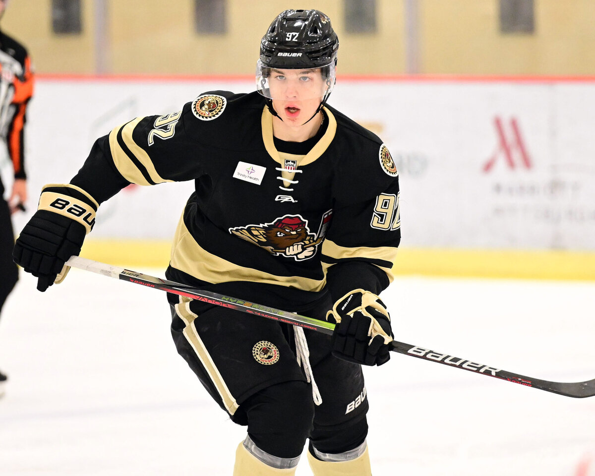 Матвей Гридин (фото Muskegon Lumberjacks/USHL)