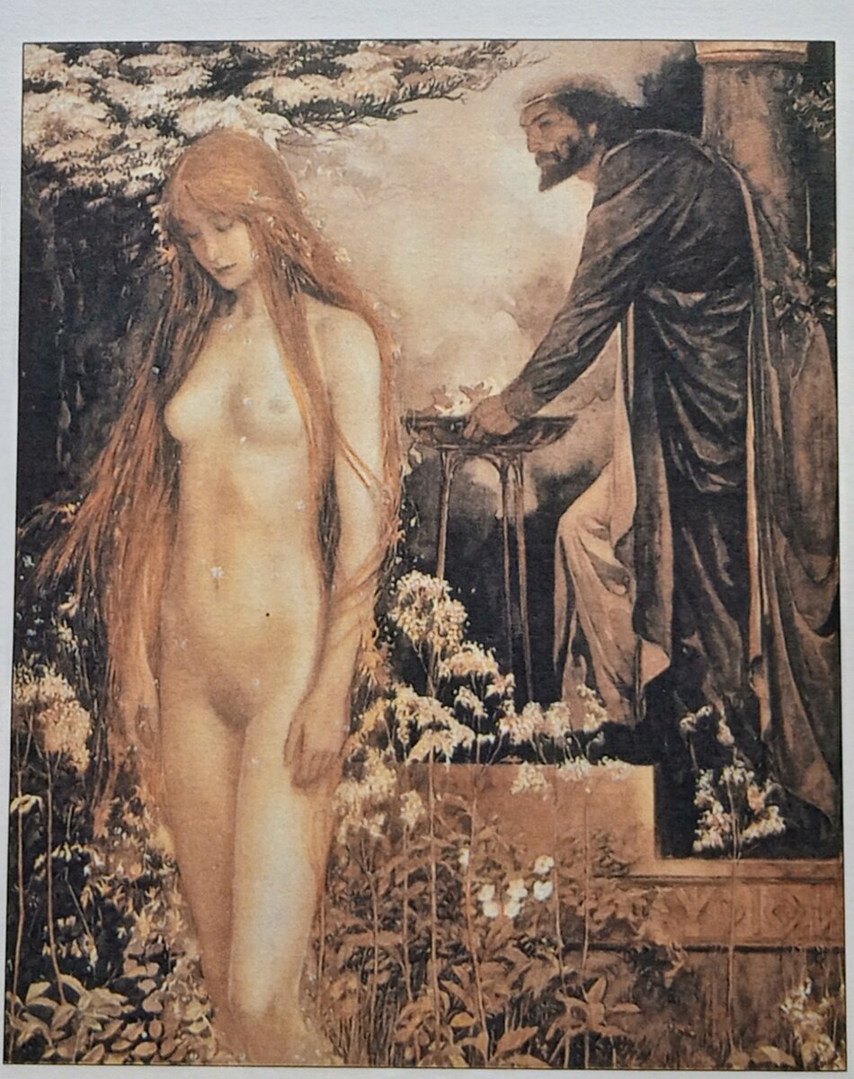 роковая женщина, созданная из цветов