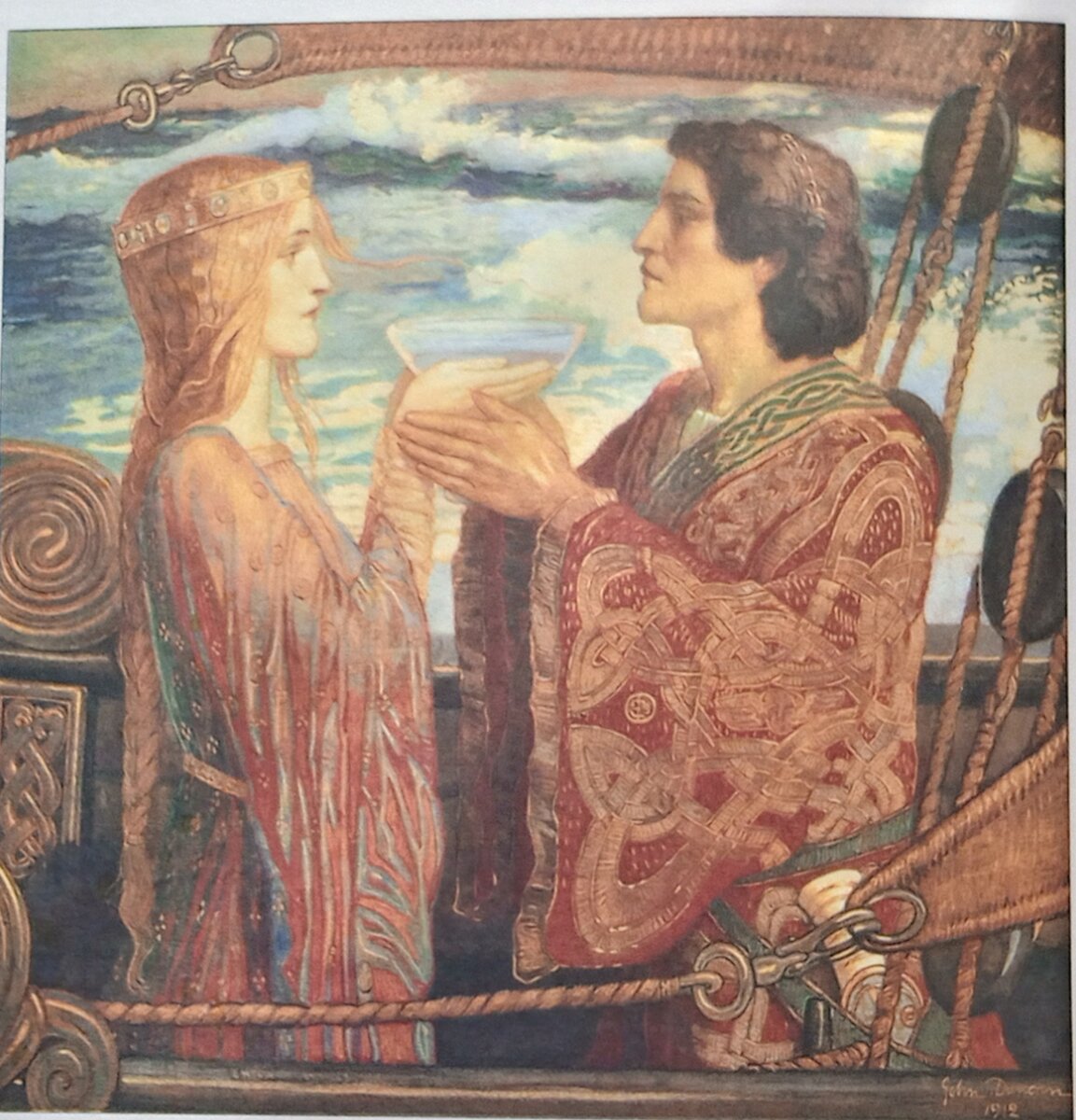 Изольда-золотые волосы, вечная любовь несчастного Тристана