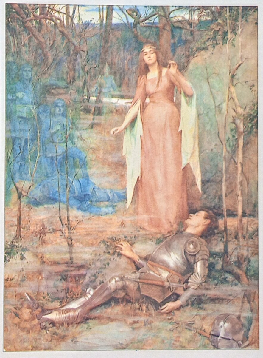 прекрасная, но безжалостная дама, .Все фото здесь из книги о кельтской мифологии