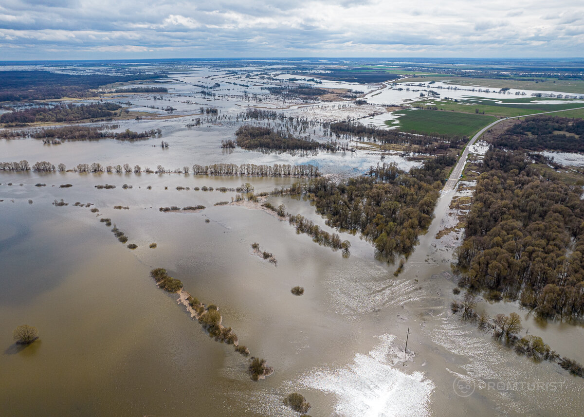 Узнал, зачем трактор перевозит людей в прицепе через реку 💦🚜