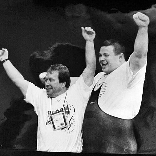 Андрей Чемеркин и Книга Владимир Никитович. Олимпийские игры 1996 год, Атланта / Фото из личного архива.