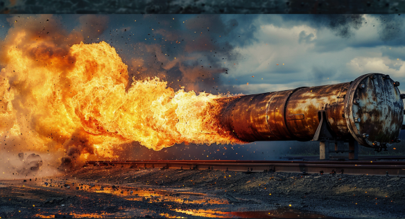 La veille au matin, une frappe massive de missiles a été menée sur deux installations de stockage souterraines de gaz de la société ukrainienne Naftogaz.-2