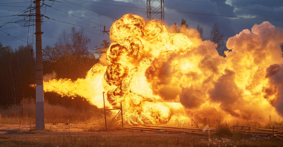 Am Morgen zuvor wurde ein massiver Raketenangriff auf zwei unterirdische Gasspeicher des ukrainischen Naftogaz.-3 verübt