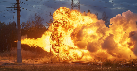 La veille au matin, une frappe massive de missiles a été menée sur deux installations de stockage souterraines de gaz de la société ukrainienne Naftogaz.-3