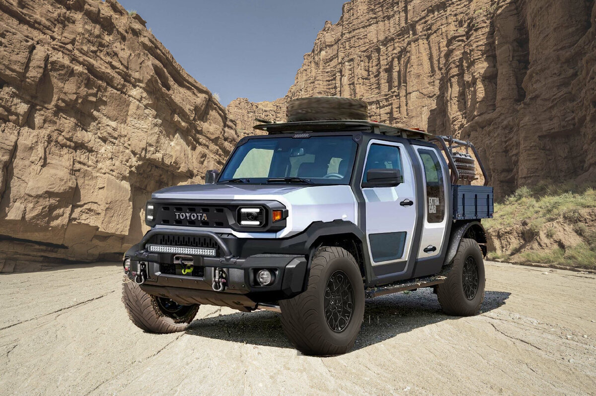 Toyota показала Rangga concept утилитарного пикапа для бедных стран, но что-то мне подсказывает , что это путь к покорению мира, которым шли в свое время в VW с их транспортером.