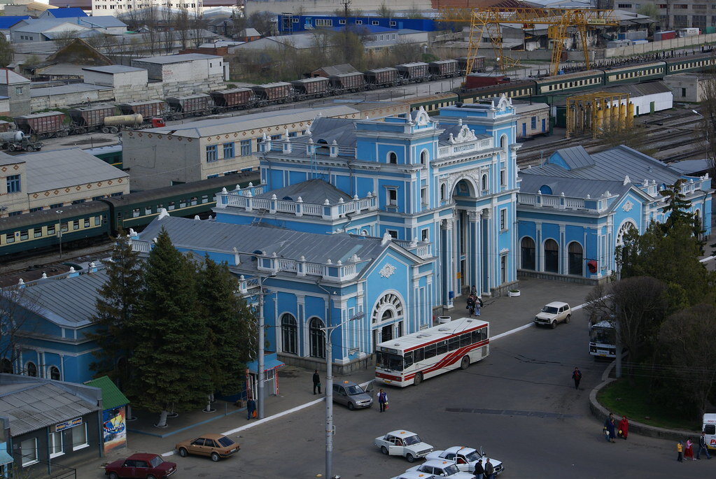 Так сейчас выглядит единственный оставшийся рабочий вокзал города Ставрополя.