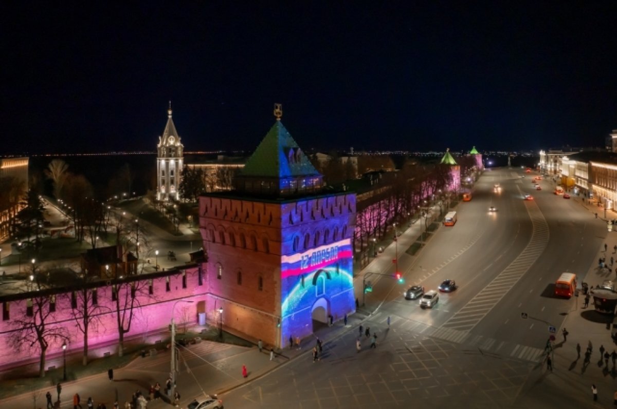    Нижегородский кремль украсит световая инсталляция ко Дню космонавтики