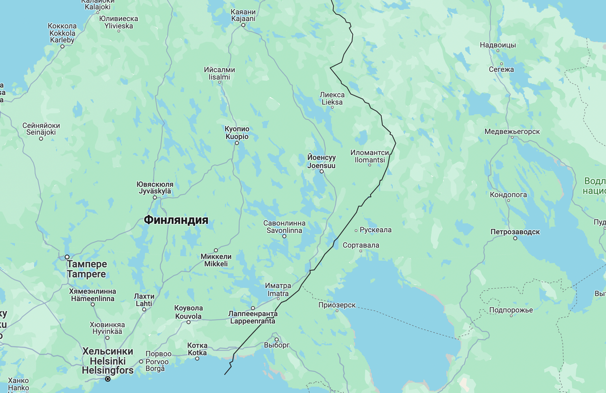 Вопрос "на засыпку": С какой страной у России самая длинная озёрная ...