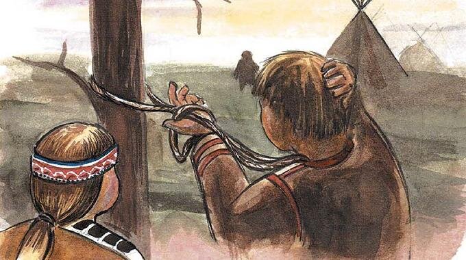 Игра "Освобождение из веревки" иллюстрация: Андрей Поротов