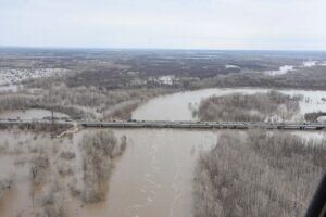  📷    В мэрии оценили паводковую ситуацию в Оренбурге с воздуха Белов Михаил Александрович