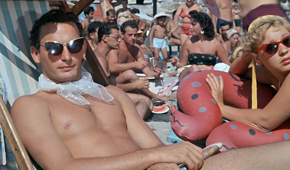 Василий Лановой. Кадр из фильма "Полосатый рейс"