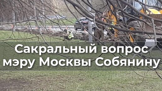 Сакральный вопрос мэру Москвы Собянину