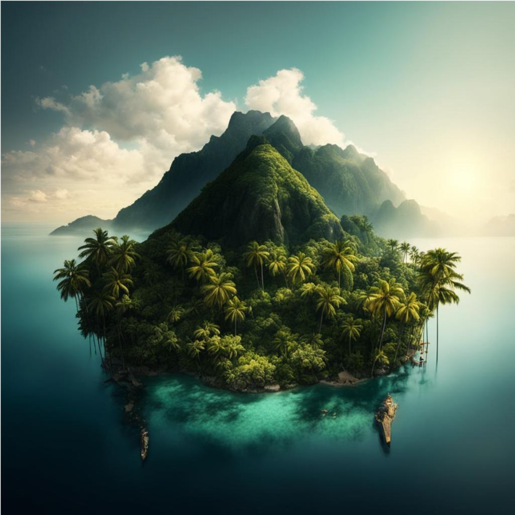 Сегодня мы побываем на этом острове...