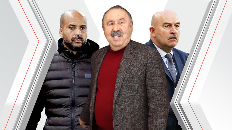    Паскаль Янсен, Валерий Газзаев и Станислав Черчесов.