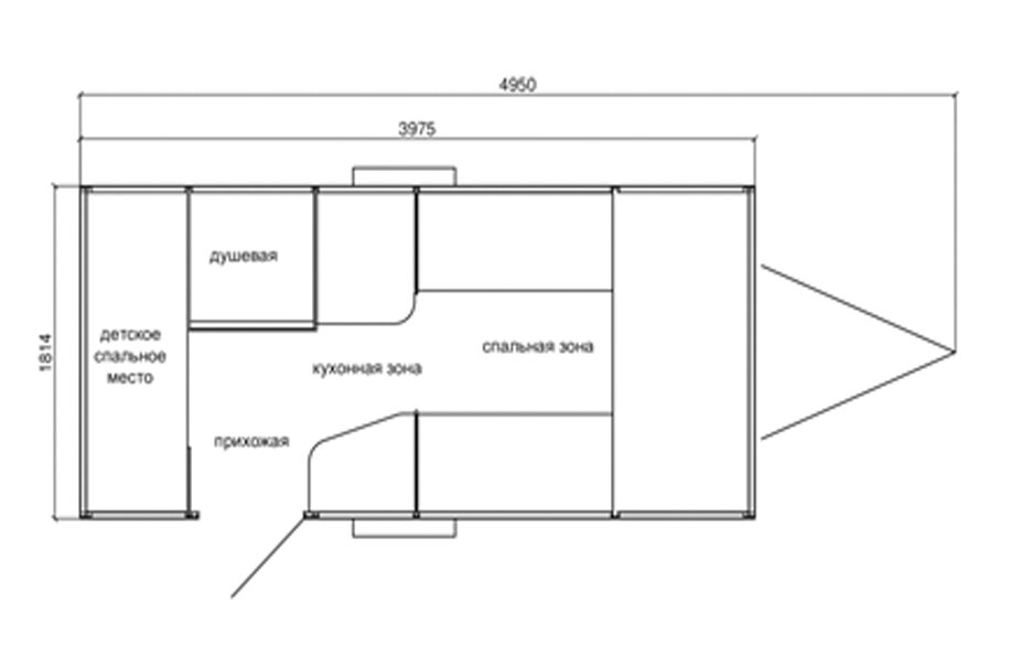 Планировка каравана