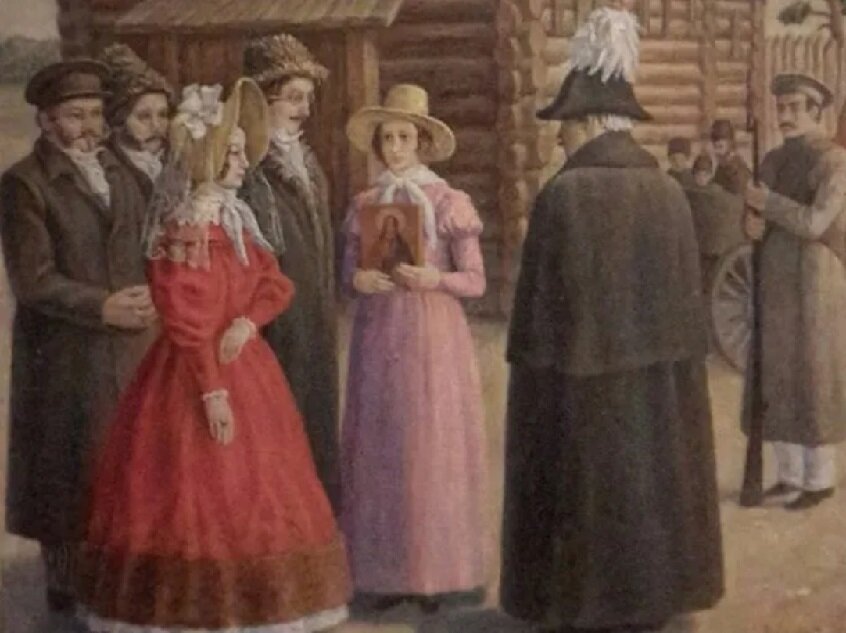 Венчание Ивана Анненкова и Полины Гебель