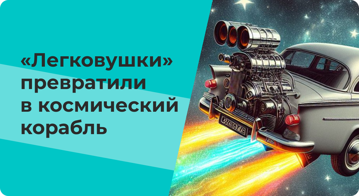 Легковушки» превратили в космический корабль. Не поверите, что получилось |  Автосервис Ювента | Дзен