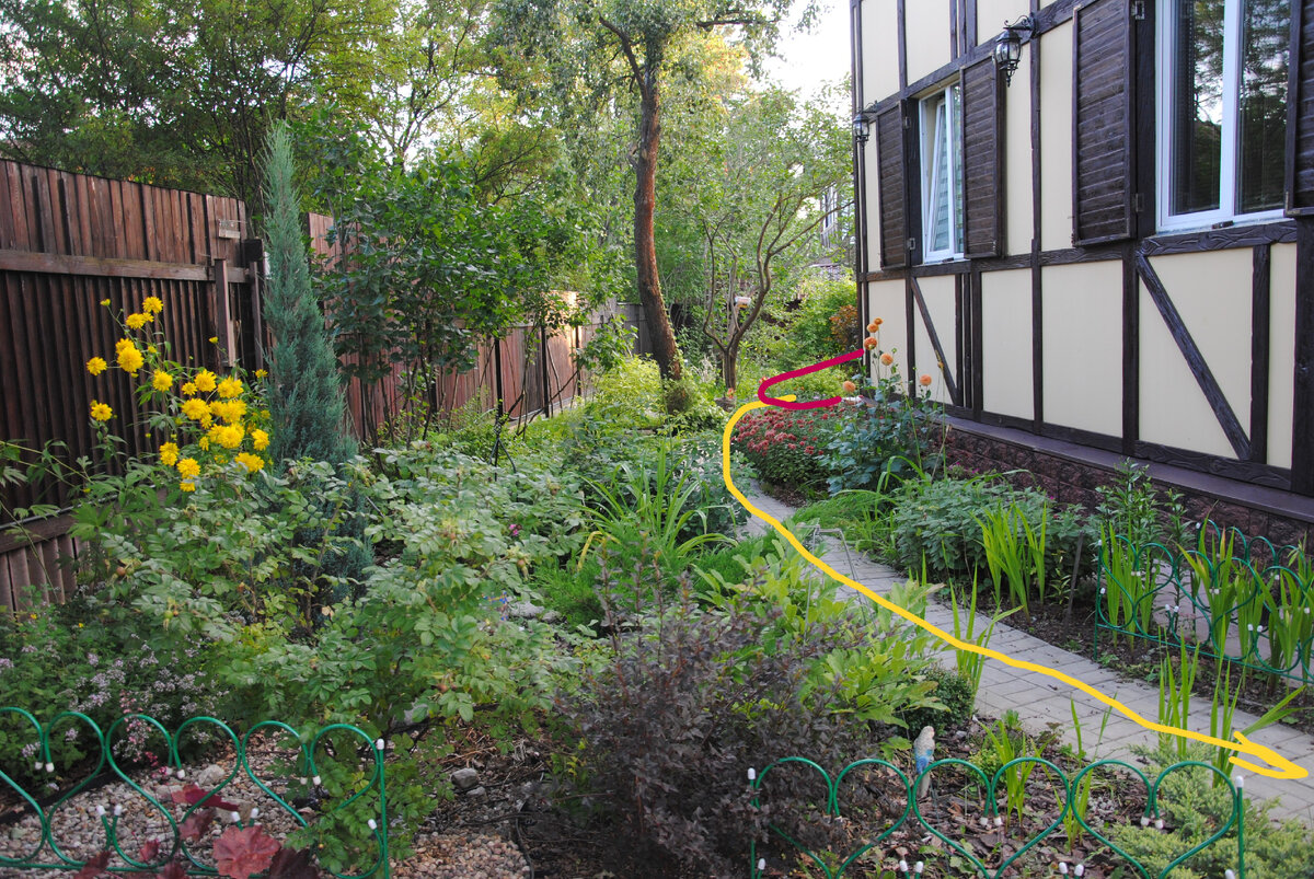 Мой сад, входная зона.