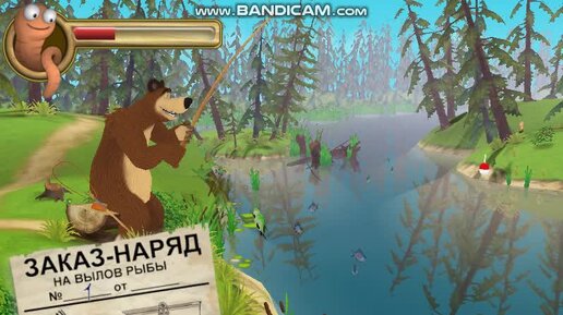 Мультфильм Игра для малышей Маша и Медведь Догонялки