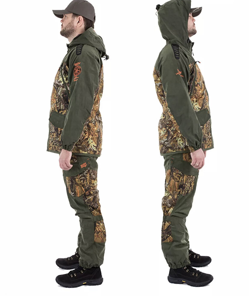 Качественная ткань, с хорошей текстурой для бесшумного передвижения и брюки с подтяжками для удобства!