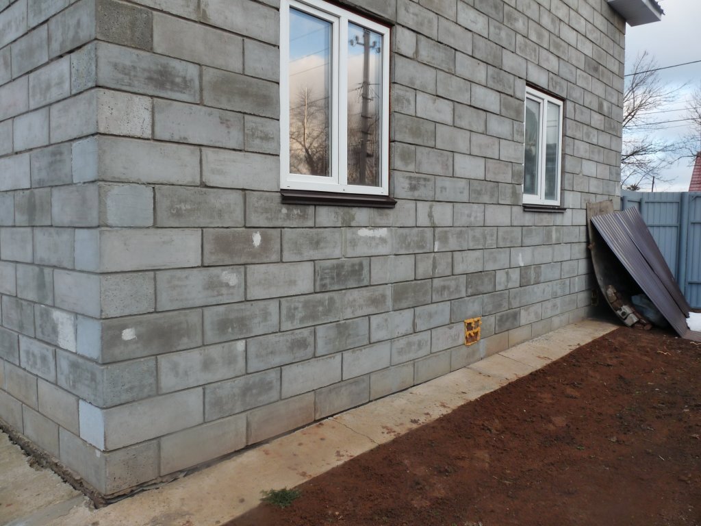 Отмостка до ремонта