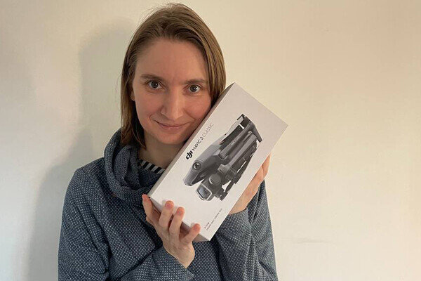 Дарья Богданова с дроном / pepel_klaasa/X   📷