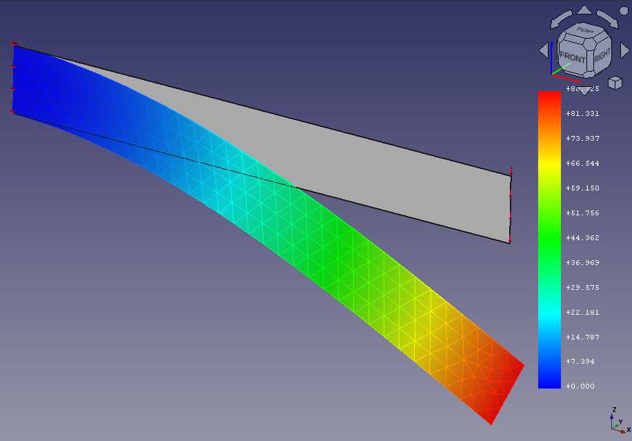 Пример FEM расчета