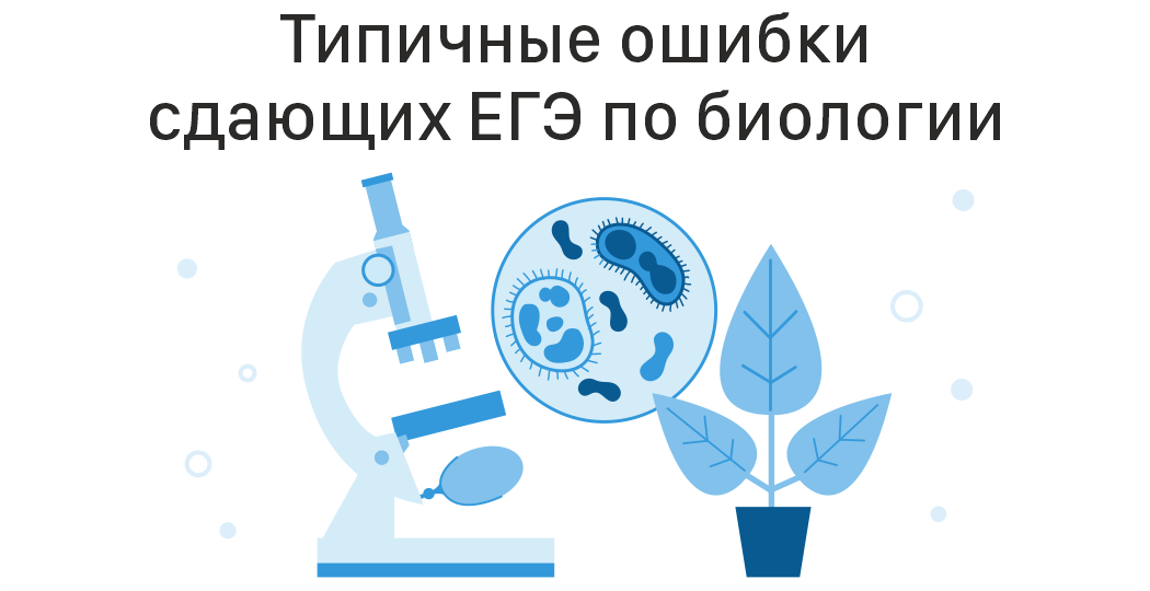 Типичные ошибки сдающих ЕГЭ по биологии