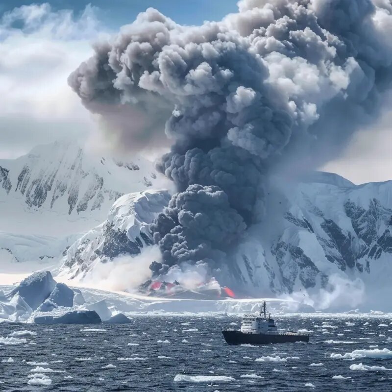 Почти никто не знает, что Шестой континент — крупнейший вулканический регион на планете. Только в западной Антарктике под толщей льда скрывается… 138 вулканов!