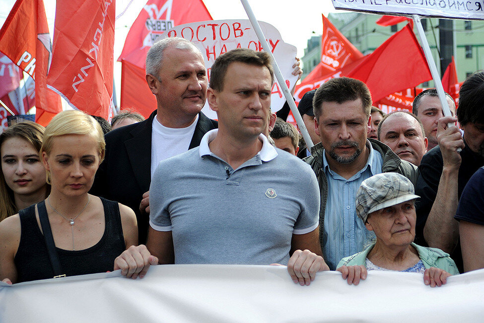 Трансляция прощания с навальным