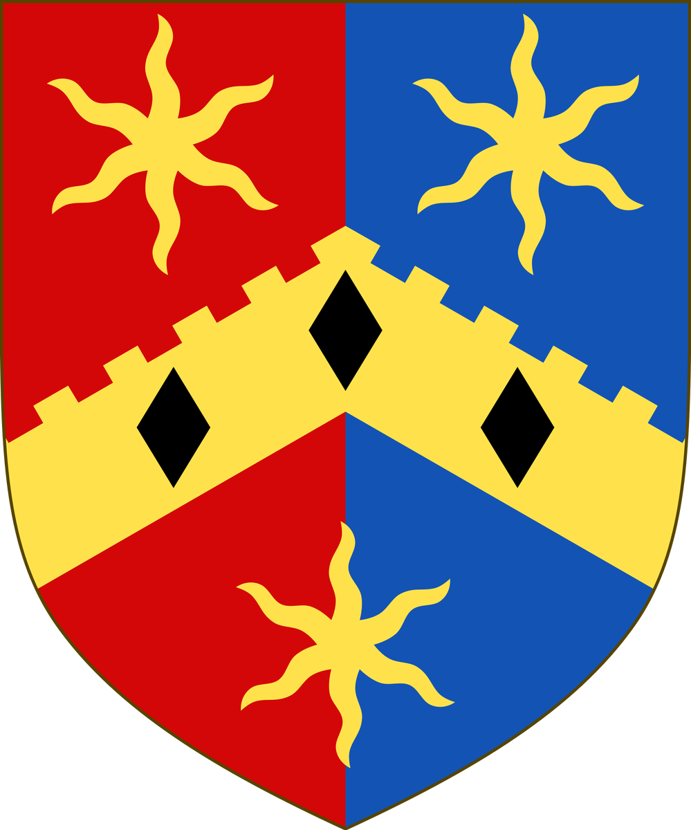 Герб Эдварда Стиббса с тремя эстойлами