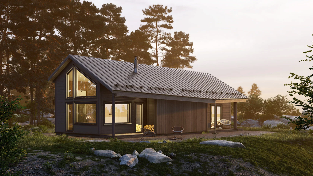 Norway 150 — проект дома со вторым светом