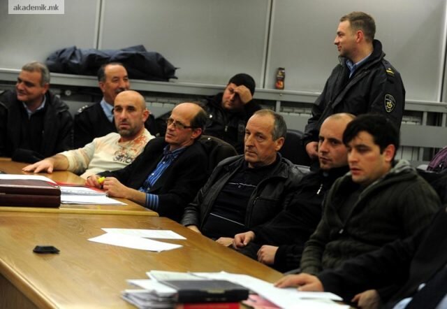    Обвиняемые в зале суда kievb