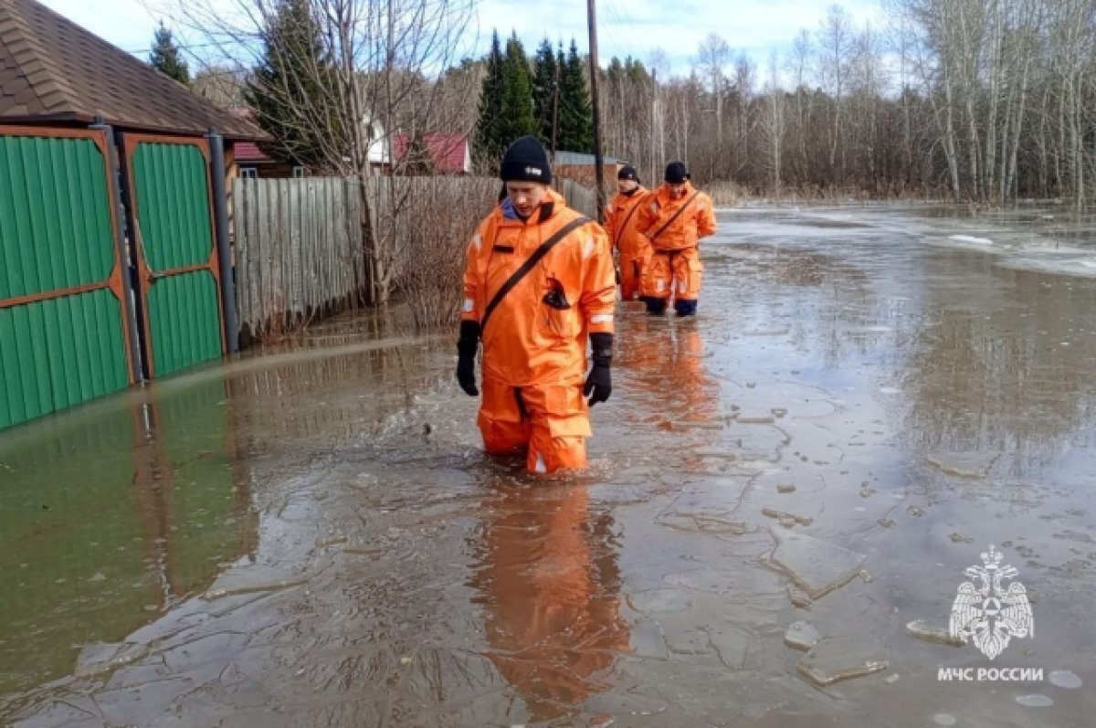    В Томском районе увеличивается число затопленных домов из-за паводка