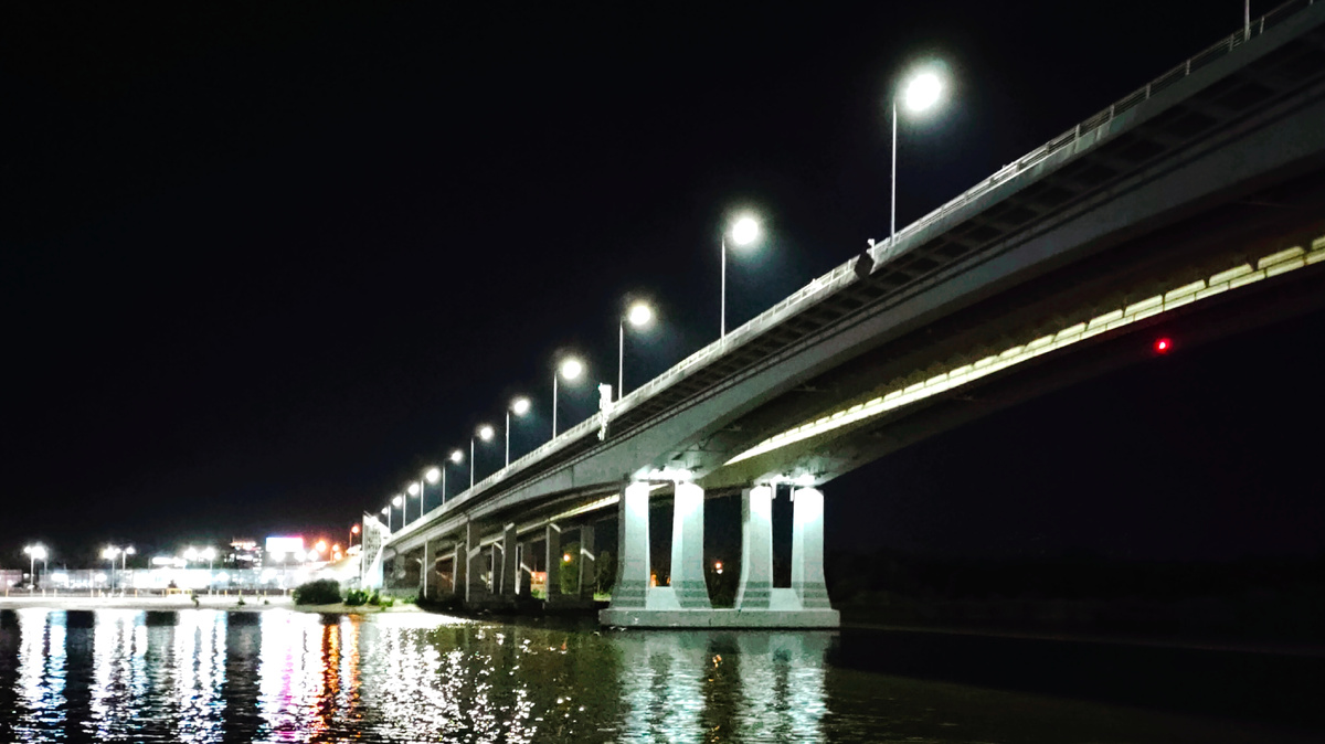 Ворошиловский мост. Фото с Набережной