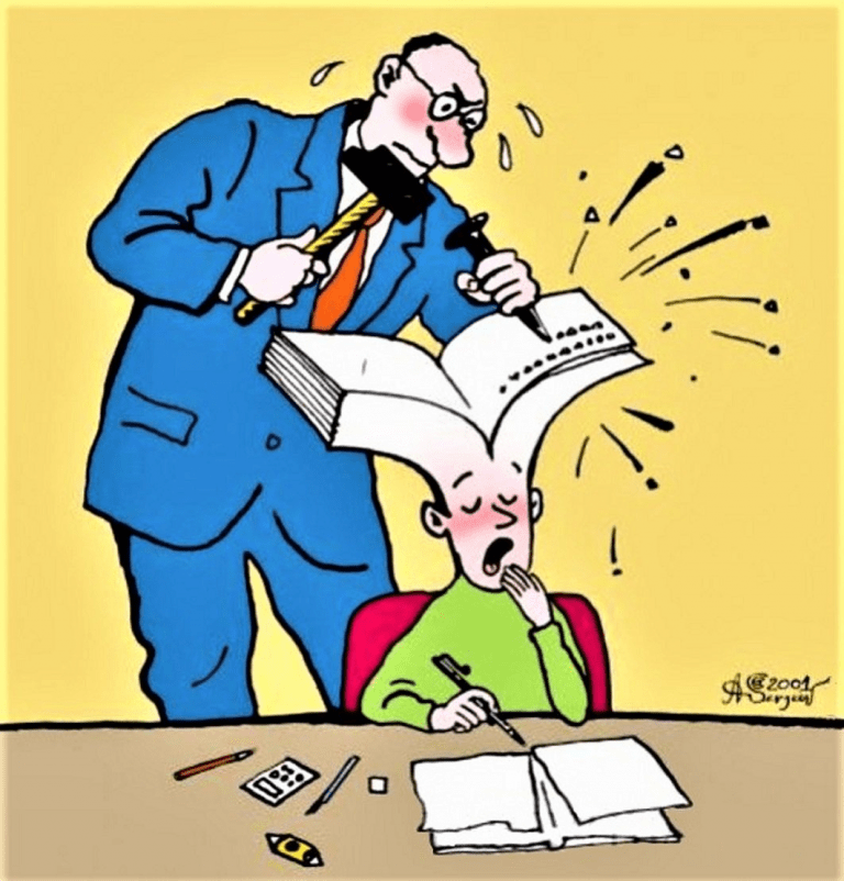 Один из способов передачи знания, не самый эффективный :)